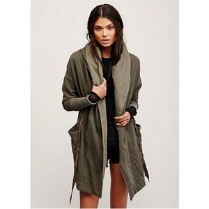 Free People Brentwood Oversized Cardigan Jacket